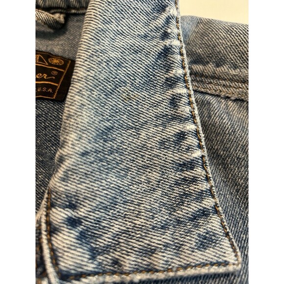 VTG Eddie Bauer Jacket Mens Medium Denim Medium Wash Pockets Jean Trucker Casual - Picture 6 of 12